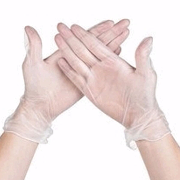 Dispoable vinyl gloves